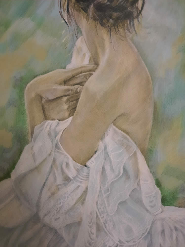 Рисунок девушки